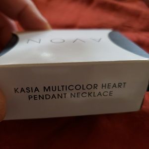AVON Kasia heart necklace and tennis bracelet